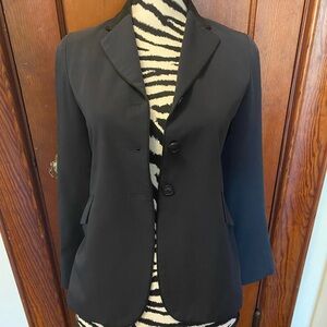 Grand Prix navy with velvet lapel, equestrian jacket size 16 R